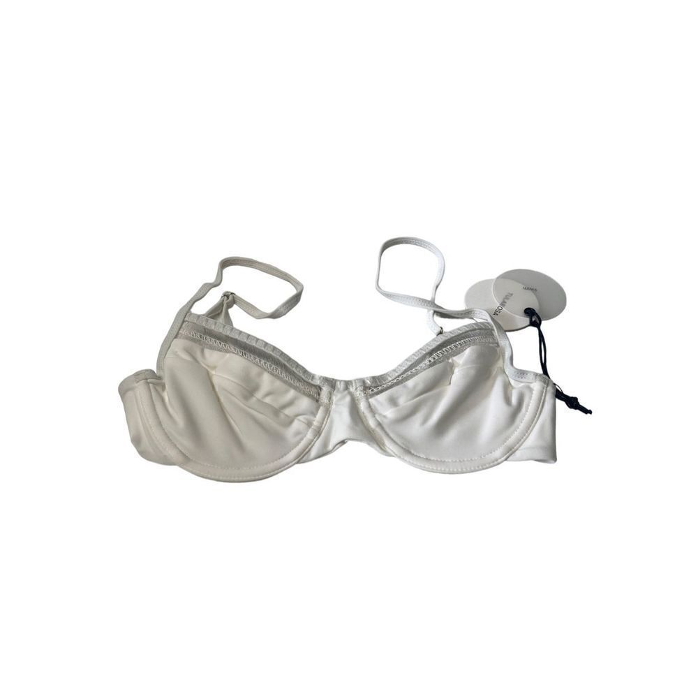 ‎Tularosa Ivory Wire Bikini Top Size XS NWT (14-2)